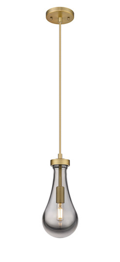 Downtown Urban LED Pendant in Brushed Brass (405|451-1P-BB-G451-5SM)
