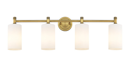 Downtown Urban LED Bath Vanity in Brushed Brass (405|434-4W-BB-G434-7WH)