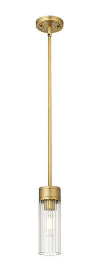 Downtown Urban LED Pendant in Brushed Brass (405|429-1S-BB-G429-8CL)