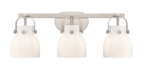 Downtown Urban LED Bath Vanity in Satin Nickel (405|423-3W-SN-G412-6WH)