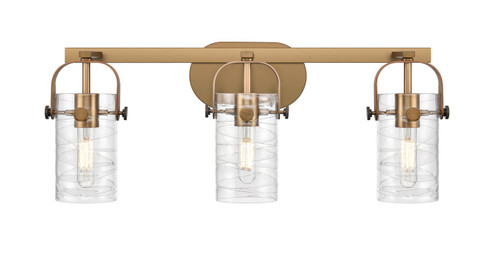 Downtown Urban LED Bath Vanity in Brushed Brass (405|423-3W-BB-G423-7DE)