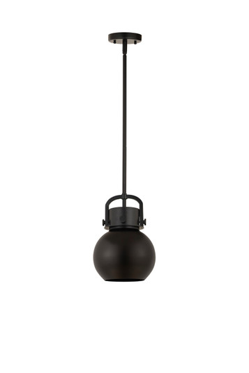 Downtown Urban One Light Pendant in Matte Black (405|410-1SS-BK-M410-8BK)