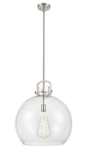 Downtown Urban One Light Pendant in Satin Nickel (405|410-1SL-SN-G410-18CL)