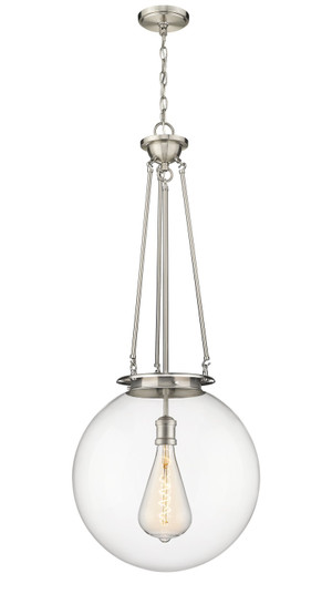 Essex One Light Pendant in Satin Nickel (405|221-1P-SN-G202-18)