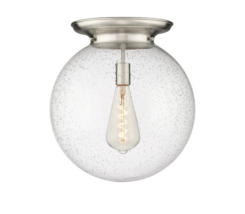 Essex One Light Flush Mount in Satin Nickel (405|221-1F-SN-G204-16)