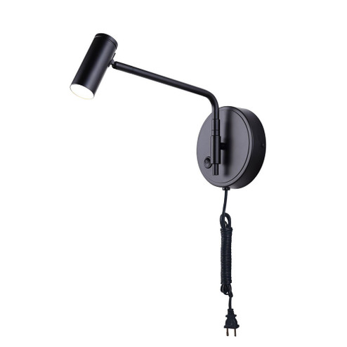 Teo LED Wall Sconce in Black (387|LWF260A01BK)