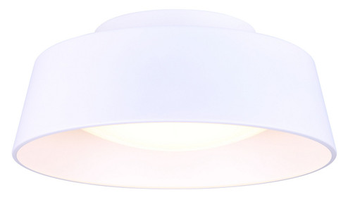 Adira LED Flush Mount in White (387|LFM177A14WH)