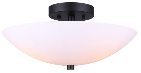 Vivy Three Light Flush Mount in Black (387|IFM1128A15BK)