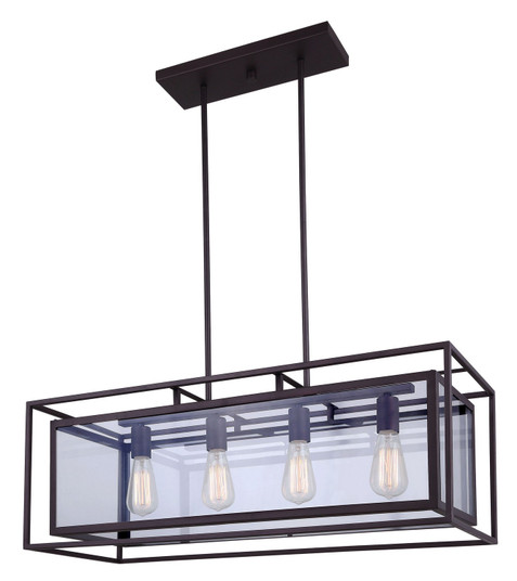 Isola Four Light Chandelier in Oil Rubbed Bronze (387|ICH595A04ORB32)