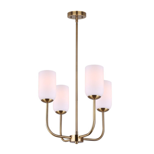 Novalee Four Light Chandelier in Gold (387|ICH1130A04GD)
