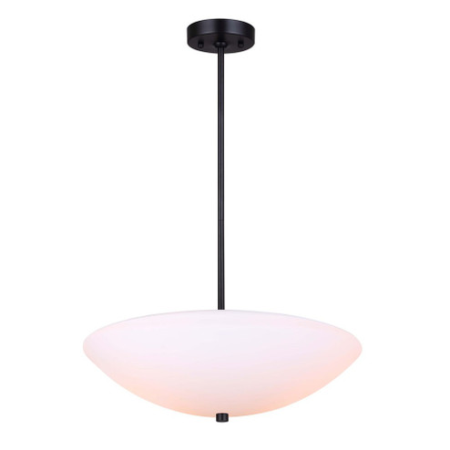 Vivy Three Light Chandelier in Matte Black (387|ICH1128A03BK18)