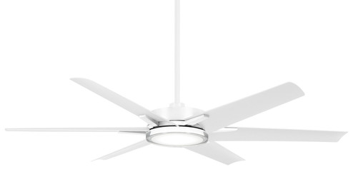 Deco 65'' Ceiling Fan in Flat White (15|F866L-WHF)