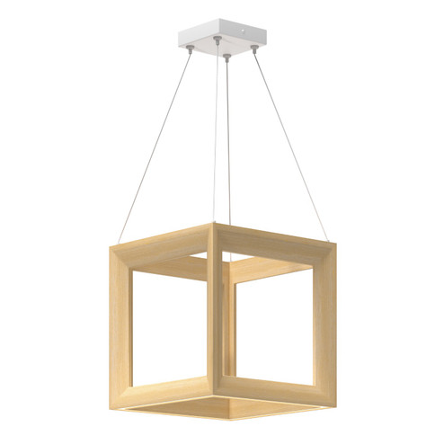 Morina LED Pendant in White Oak (347|PD32901-WK)