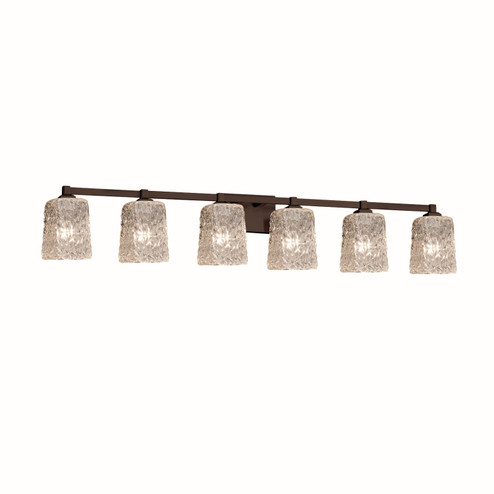 Veneto Luce Six Light Bath Bar in Dark Bronze (102|GLA-8436-26-CLRT-DBRZ) Veneto Luce Six Light Bath Bar in Dark Bronze (102|GLA-8436-26-CLRT-DBRZ)