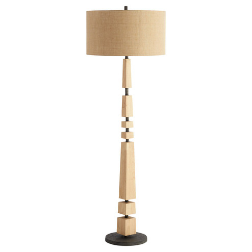 Adonis LED Floor Lamp in Tan And Black (208|11454-1)