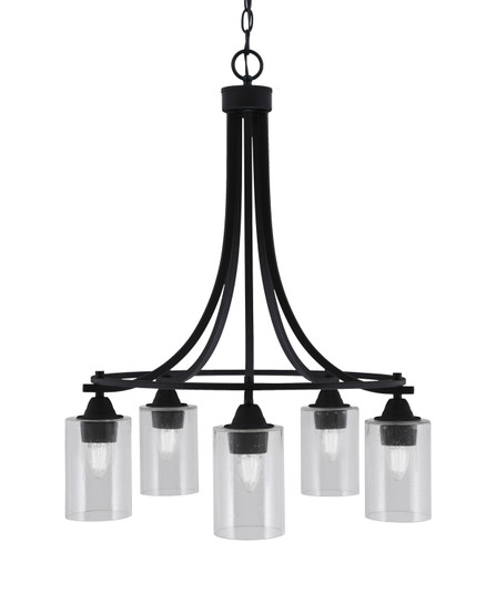 Paramount Five Light Chandelier in Matte Black (200|3415-MB-300)