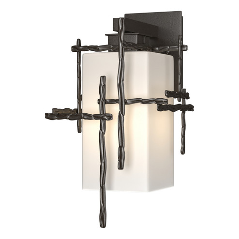Tura One Light Outdoor Wall Sconce in Coastal Oil Rubbed Bronze (39|302581-SKT-14-GG0093)