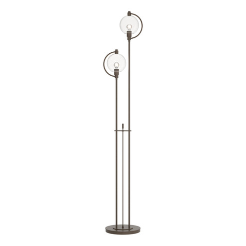 Pluto Two Light Floor Lamp in White (39|242210-SKT-02-GG0436)