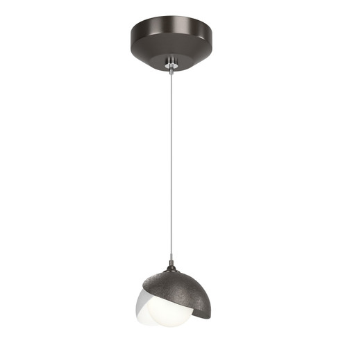 Brooklyn One Light Pendant in Oil Rubbed Bronze (39|161183-SKT-STND-14-02-GG0711)