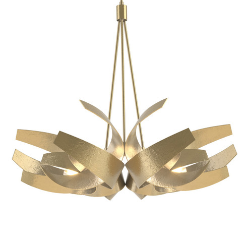 Corona Six Light Pendant in Modern Brass (39|136505-SKT-MULT-86-YE0377)