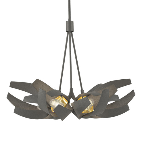 Corona Six Light Pendant in Natural Iron (39|136502-SKT-MULT-20-BR-YE0352)