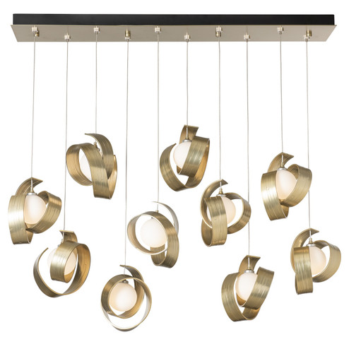 Riza LED Pendant in Modern Brass (39|131208-SKT-LONG-86-GG0711)