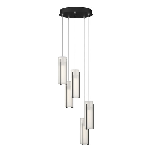 Exos Glass LED Pendant in Black (39|131124-SKT-STND-10-GG0065)