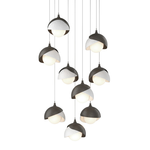 Brooklyn LED Pendant in Dark Smoke (39|131105-SKT-LONG-07-02-GG0711)