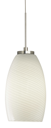 Java One Light Pendant in Satin Nickel (408|PD185OPSNX3J)