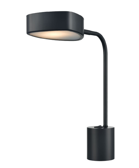 Northen Marches One Light Table Lamp in Ebony With Half Opal Glass (214|DVP45417EB-OP)