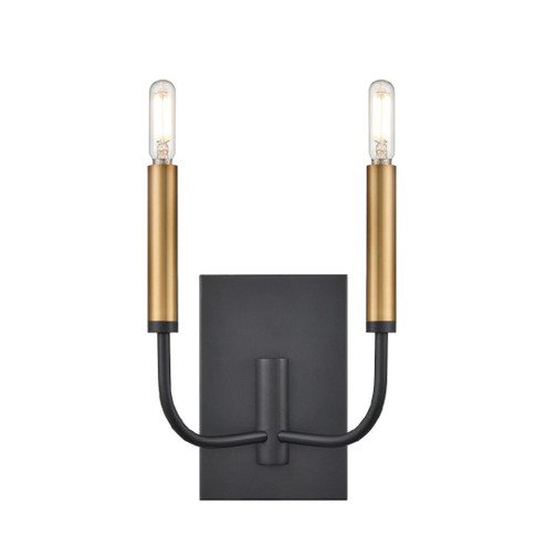 Olivia Two Light Wall Sconce in Multiple Finishes And Graphite (214|DVP44099MF+GR)