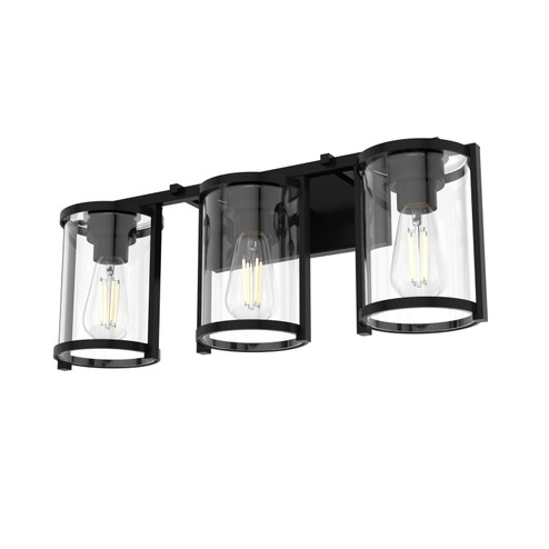 Astwood Three Light Vanity in Matte Black (47|48004)