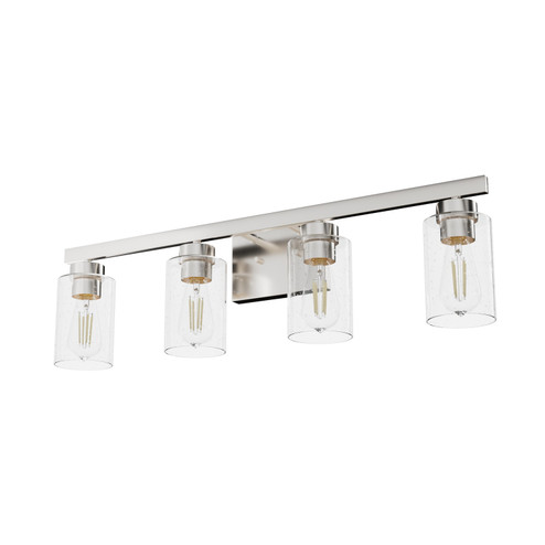 Hartland Four Light Vanity in Brushed Nickel (47|13080)