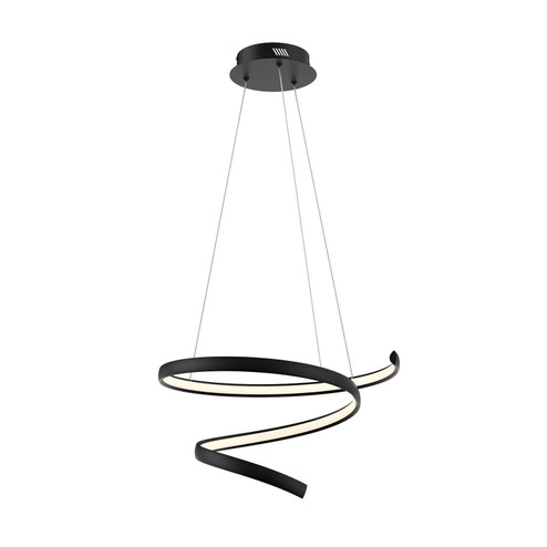 One Light Pendant in Black (429|SPR20-CC-BK)