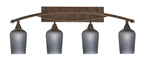 Bow Four Light Bath Bar in Bronze (200|174-BRZ-4252)