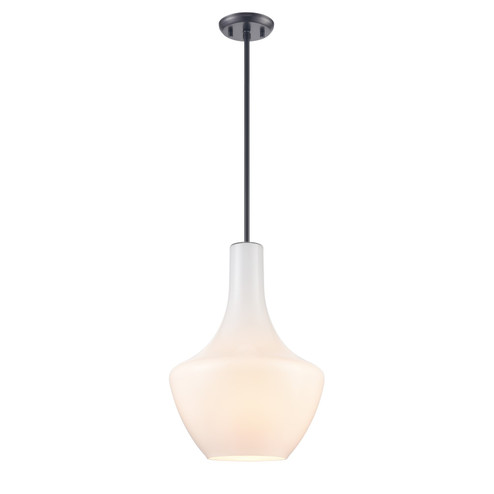 St Julian One Light Pendant in Graphie With True Opal Glass (214|DVP25810GR-TO)