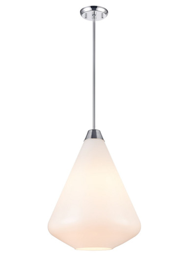 St Julian One Light Pendant in Satin Nickel With True Opal Glass (214|DVP25805SN-TO)