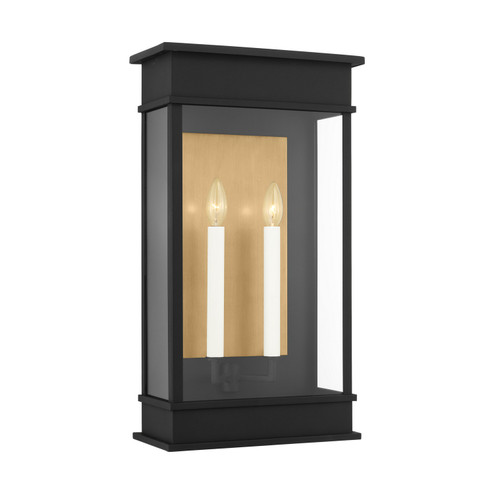Cupertino Two Light Outdoor Wall Sconce in Textured Black (454|CO1482TXB)