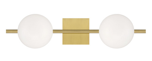 Perch Two Light Wall Sconce in Satin Brass (185|9682-SB-OP)