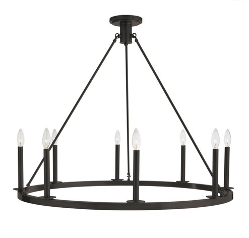 Martin Eight Light Chandelier in Bronze (185|6526-BR-NG)