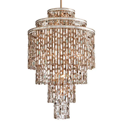 Dolcetti 19 Light Chandelier in Champagne Leaf (68|142-719-CPL)