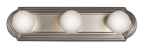 Three Light Linear Bath in Brushed Nickel (12|5003NI)