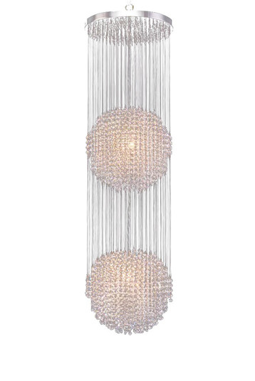 Continental Fashion 12 Light Chandelier in Silver (64|96962S22)