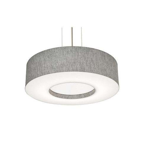 Montclair Three Light Pendant in Satin Nickel (162|MCP1932MBSN-GY)