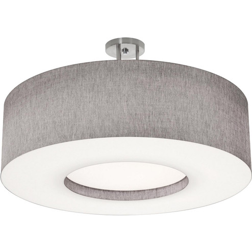 Montclair Four Light Semi-Flush Mount in Satin Nickel (162|MCF3044MB-GYSF)