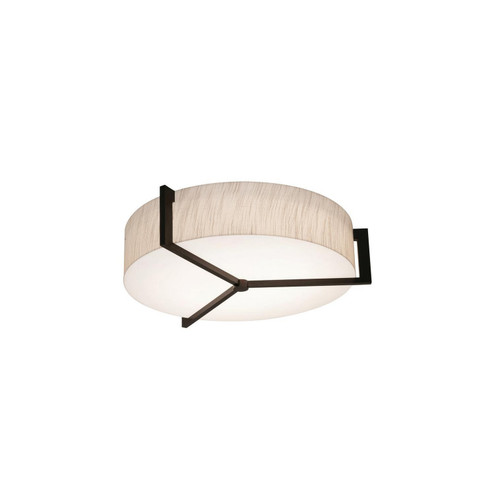 Apex Three Light Flush Mount in Jute/Espresso (162|APF1524MBES-JT)