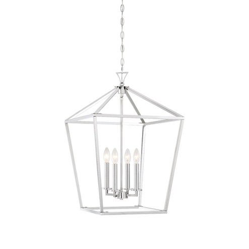 Townsend Four Light Pendant in Polished Nickel (51|3-421-4-109)