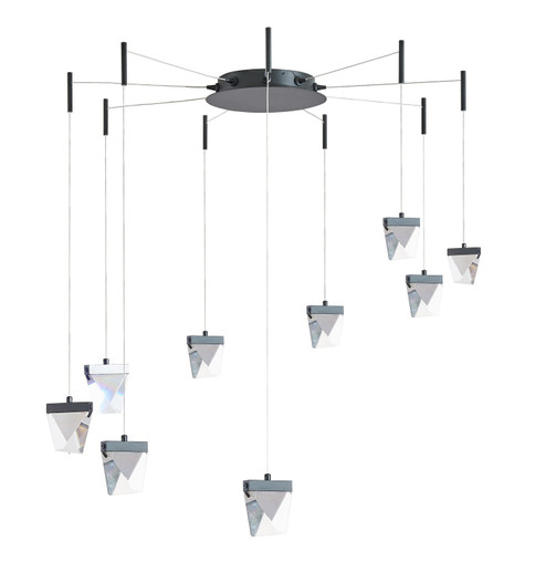 Atlas LED Pendant in Matte Black (397|10073PN-MB)