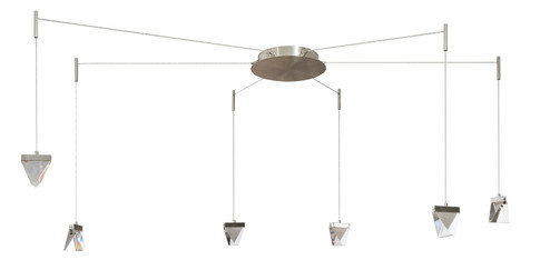 Atlas LED Pendant in Brushed Nickel (397|10072PN-BN)