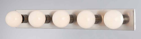 Hollywood Five Light Hollywood Bath Room in Brushed Nickel (223|V1025-33)